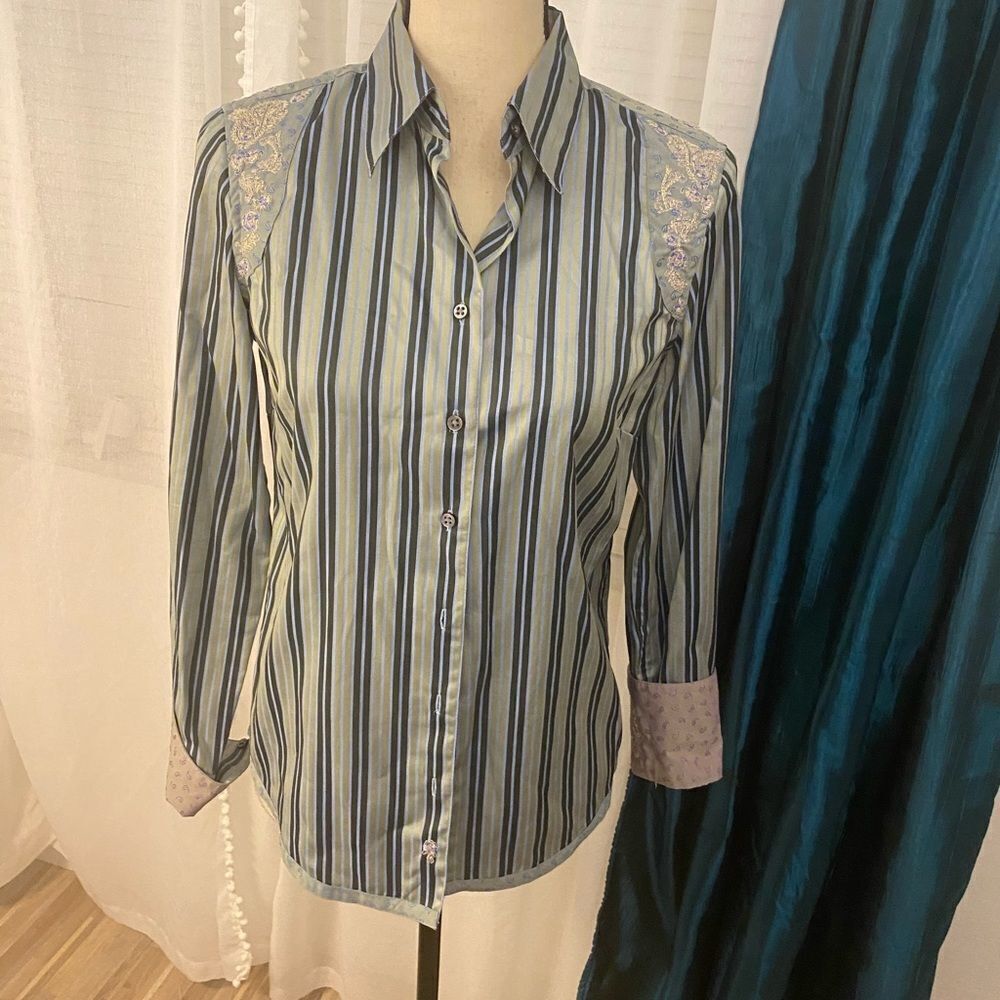 Robert Graham shirt blouse, S
